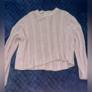 Pacsun Crop Sweater (More of light pink than shown in picture)
